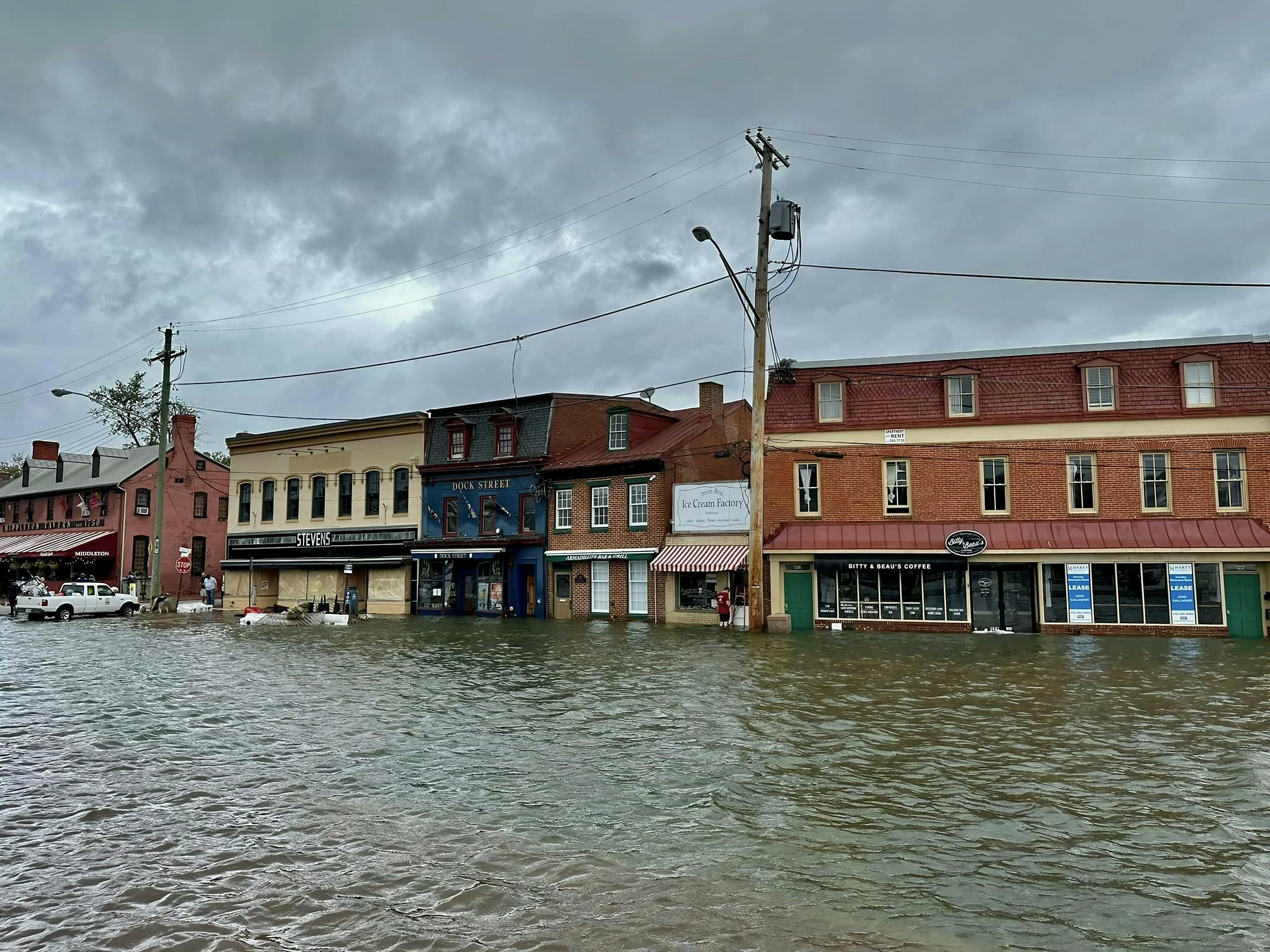 City Dock flooding - August 2024