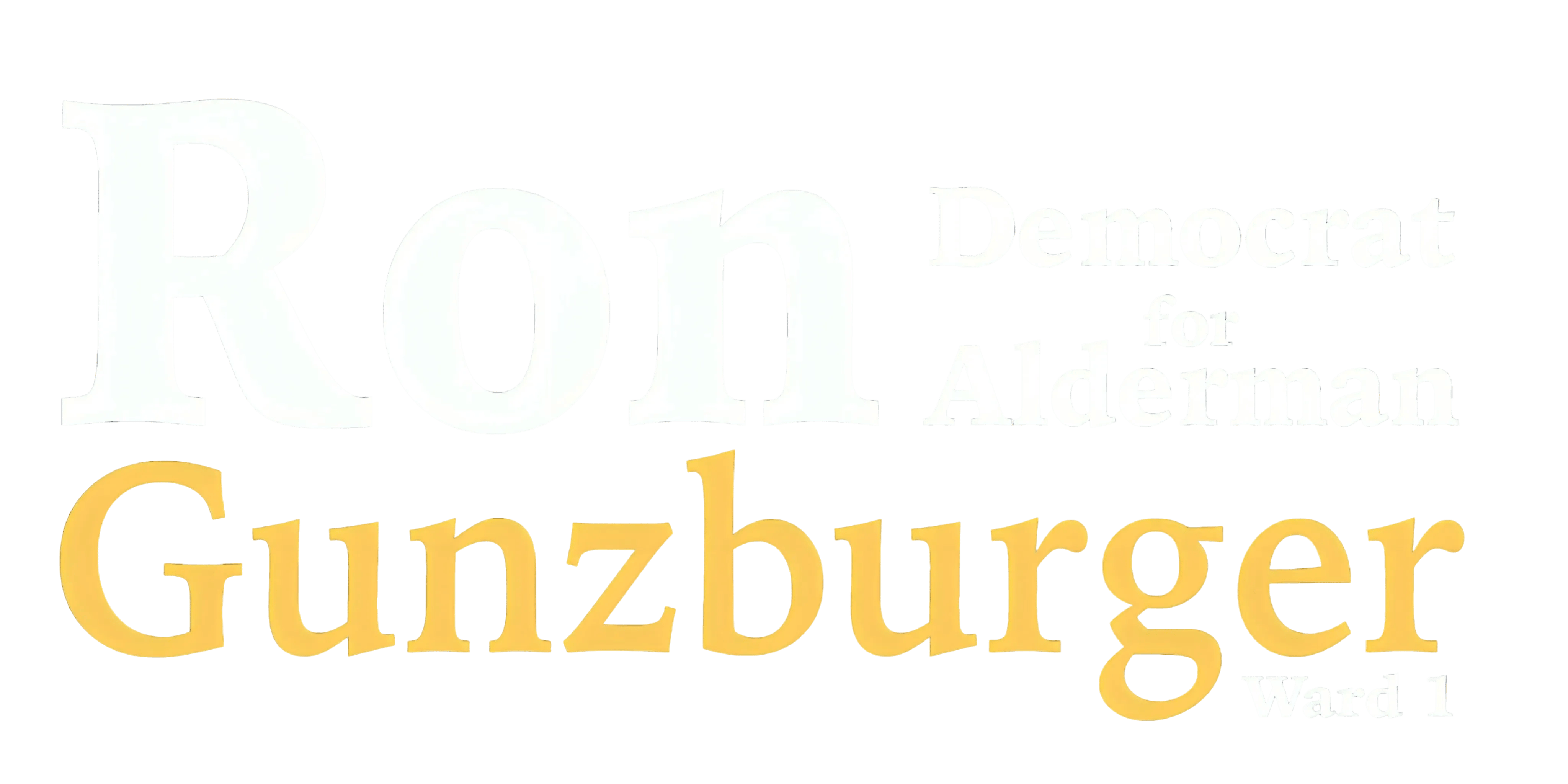 Ron Gunzburger - Democrat for Annapolis Alderman logo