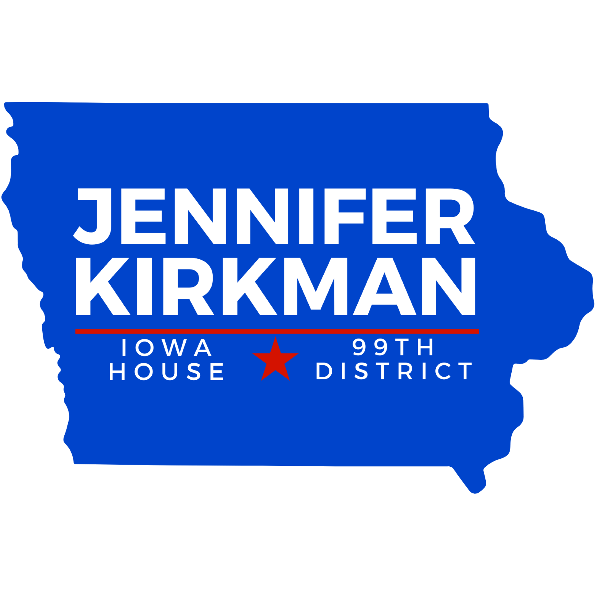 Kirkman for Iowa logo