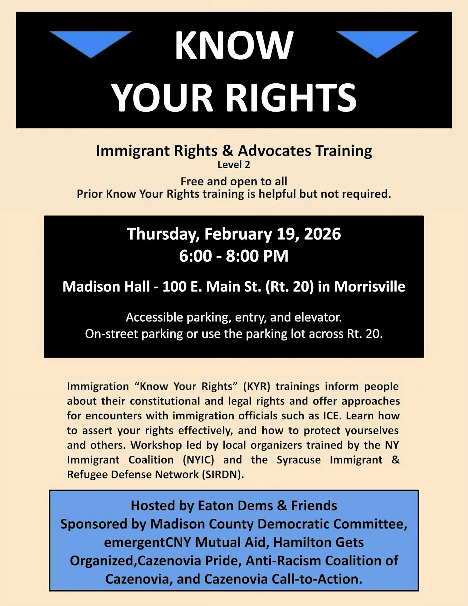 know your rights flyer