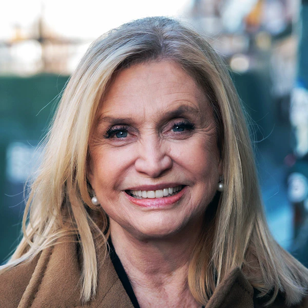 <p>carolyn maloney</p><p>frmr US congresswoman for 30 years</p>