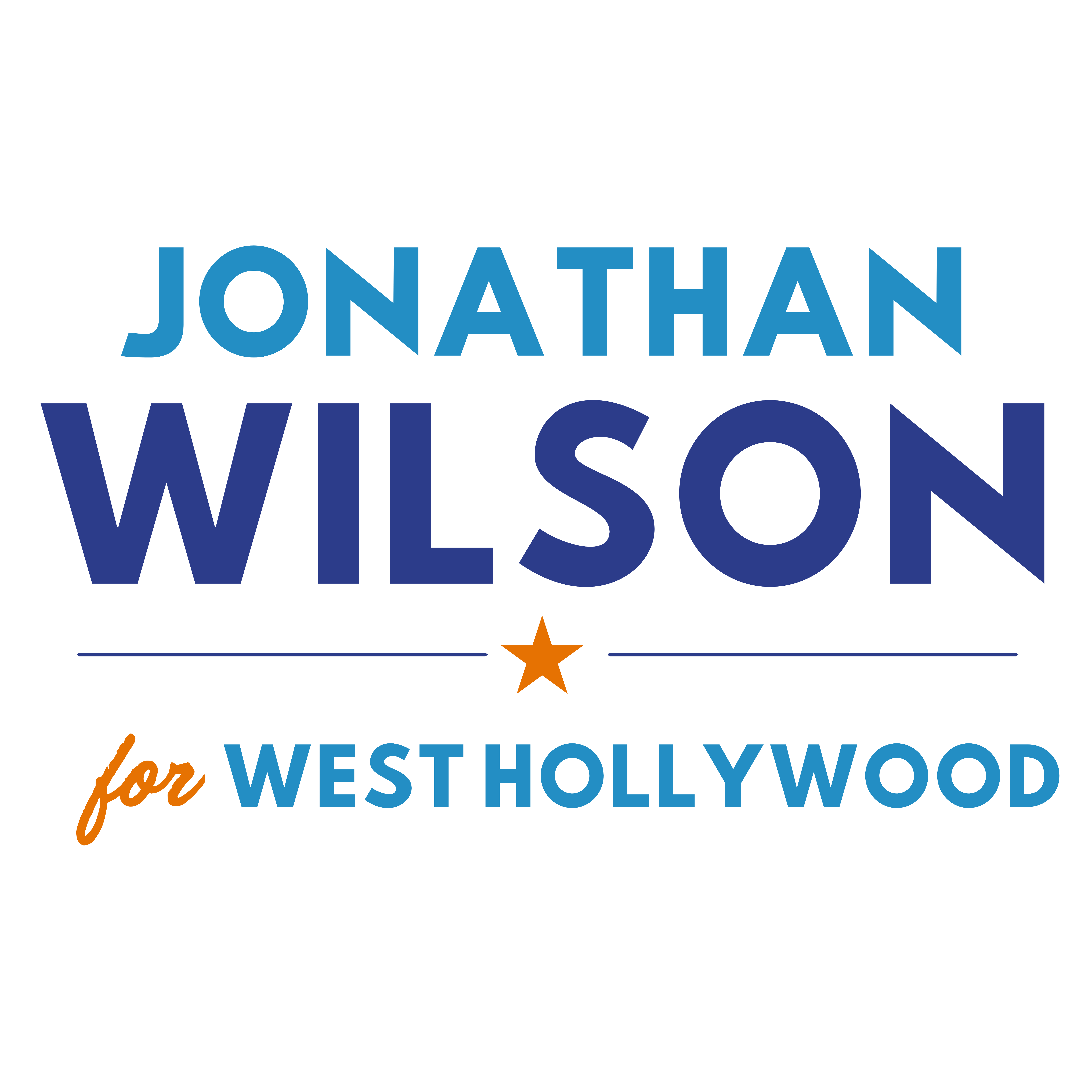 Jonathan Wilson for West Hollywood City Council logo