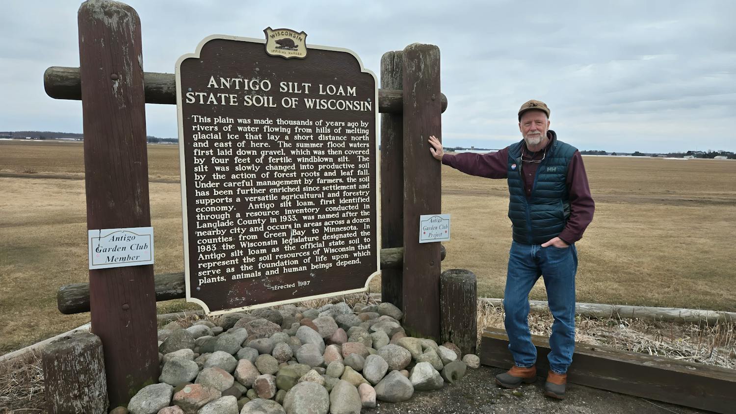 Fred Clark at Antigo Silt Loam State Soil of Wisconsin