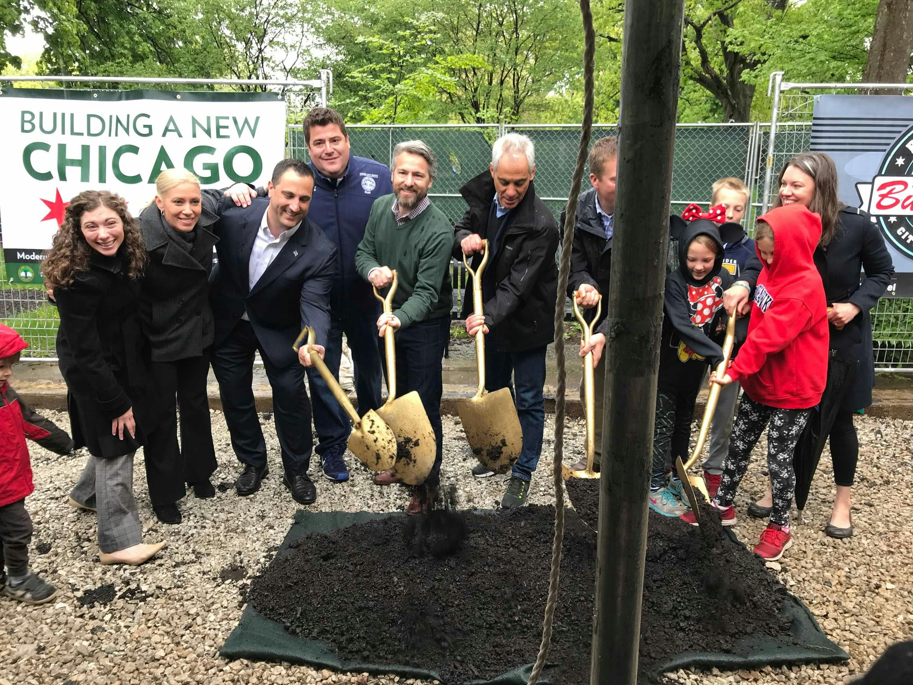 Groundbreaking wildwood park