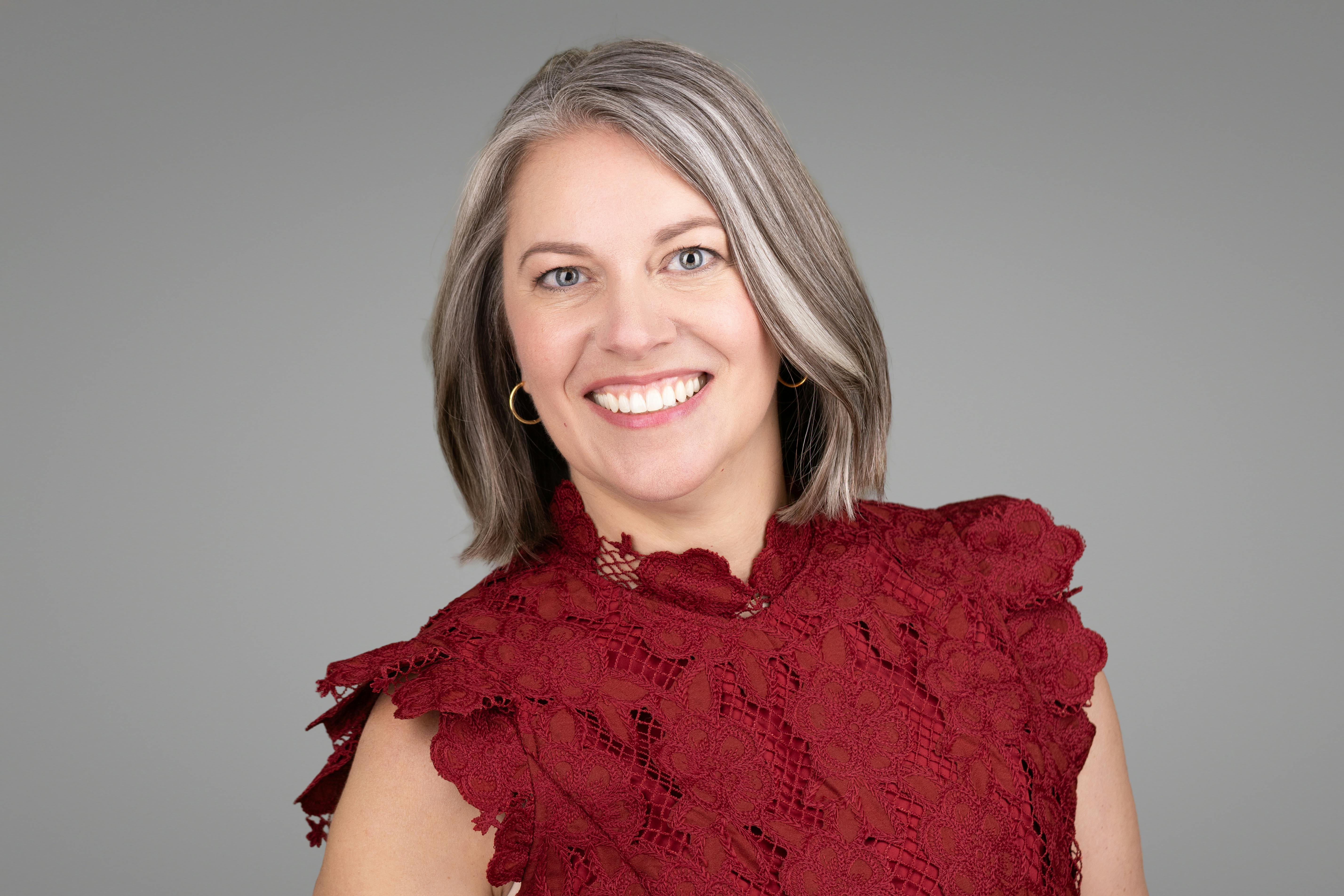 Portrait of candidate smiling
