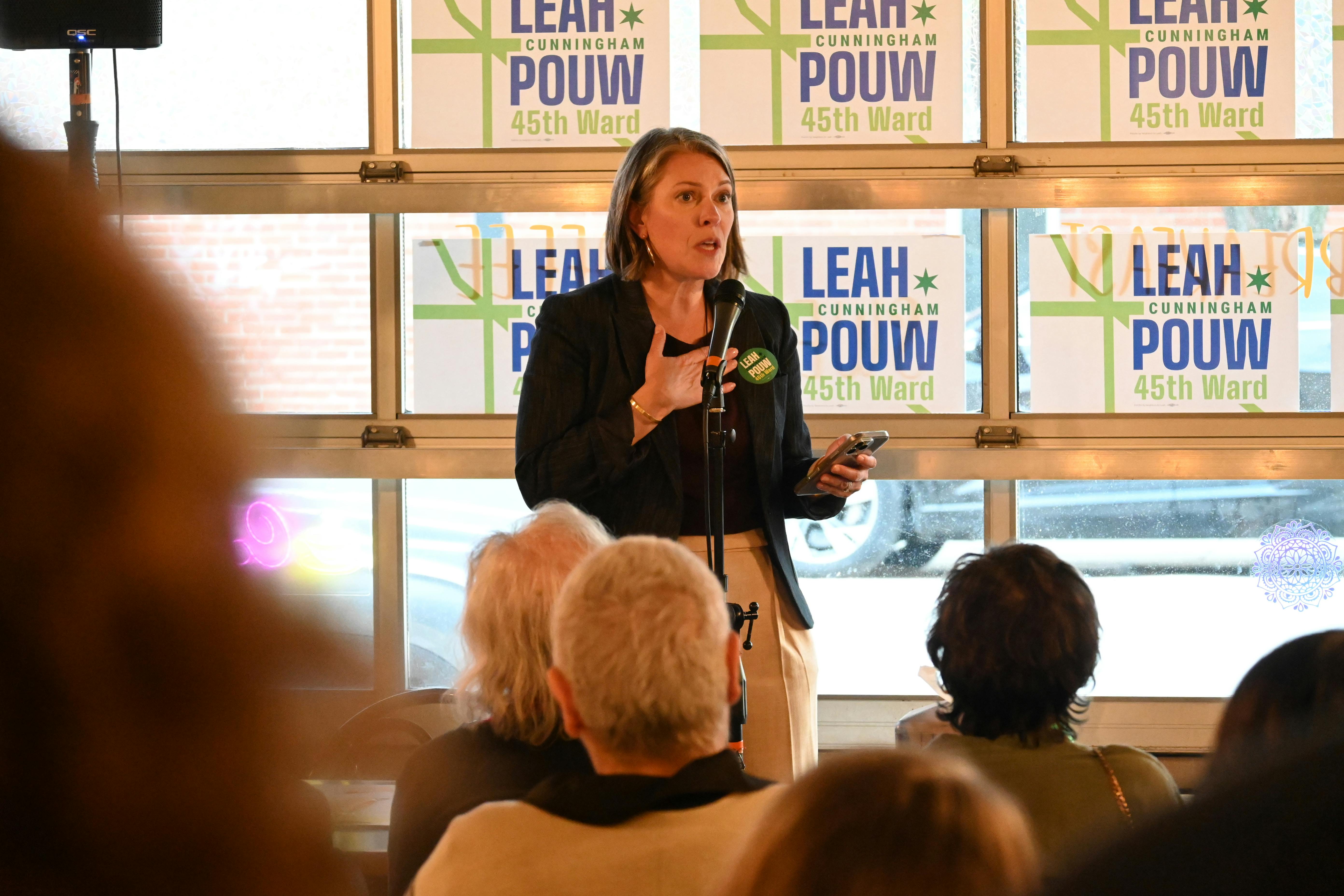 Leah launches campaign