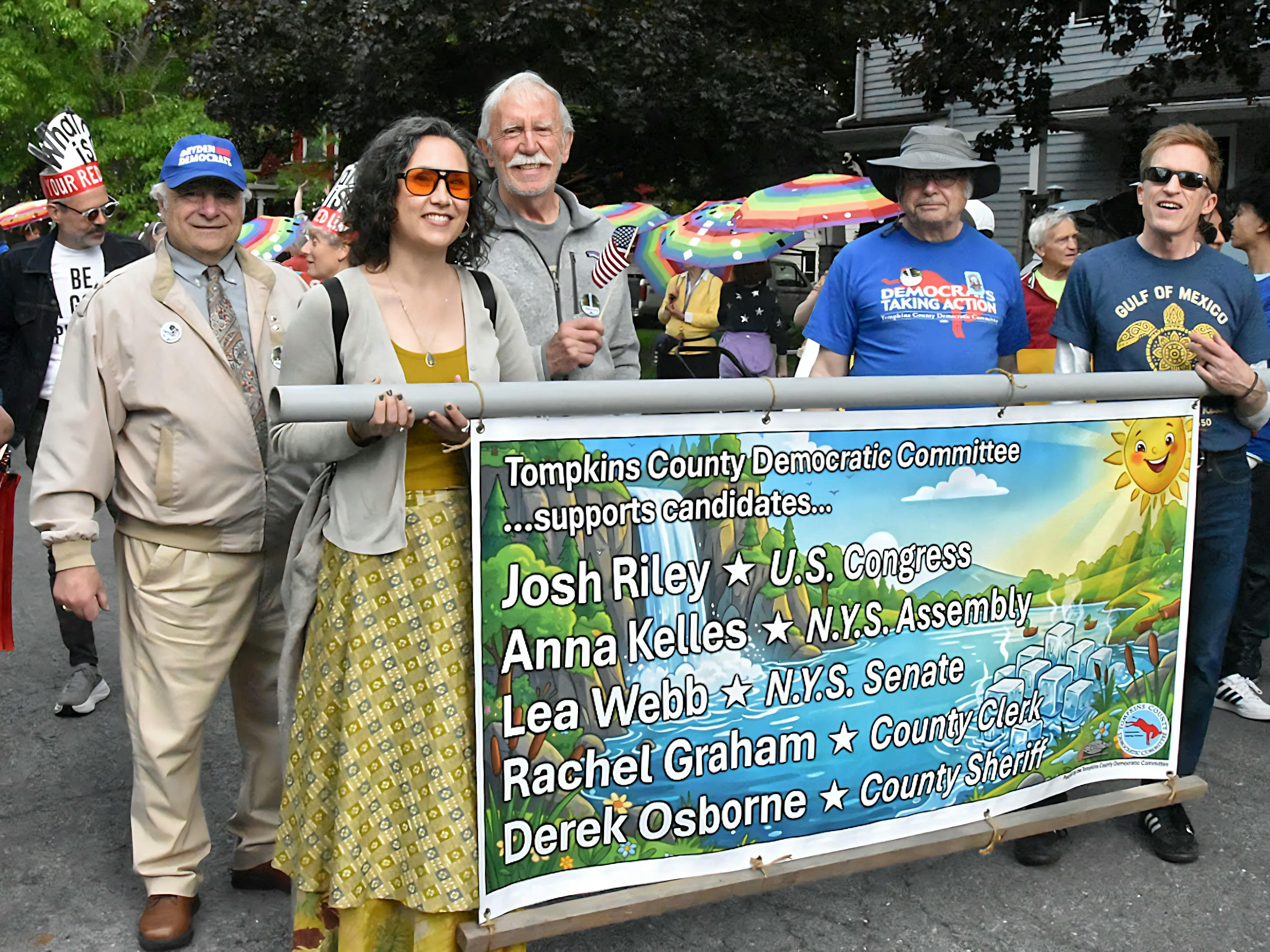 TCDC Ithaca Festival parade banner