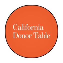 California Donor Table
