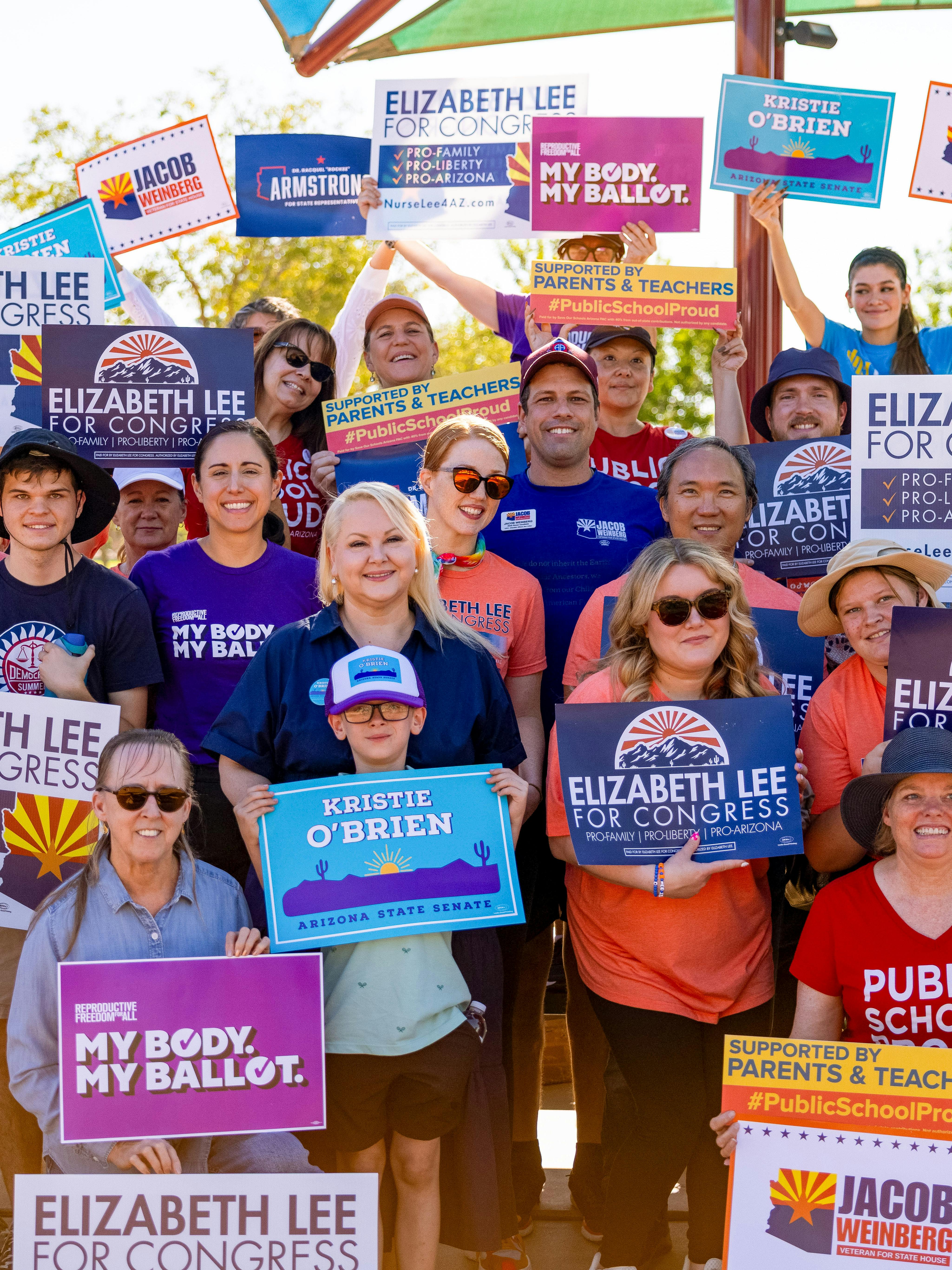 Photo of Elizabeth Lee and AZ LD 13 Candidates