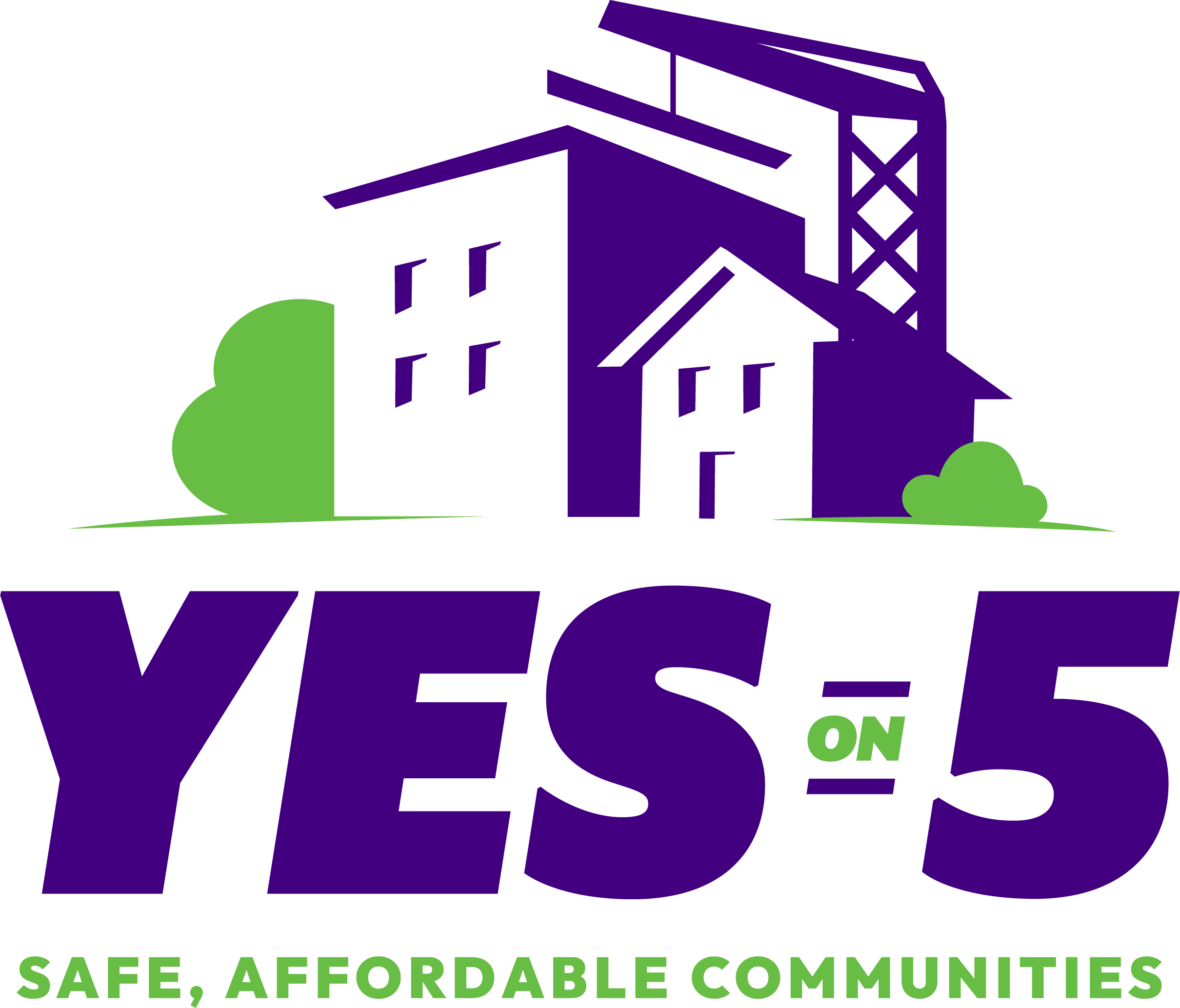 Yes on Prop 5 logo