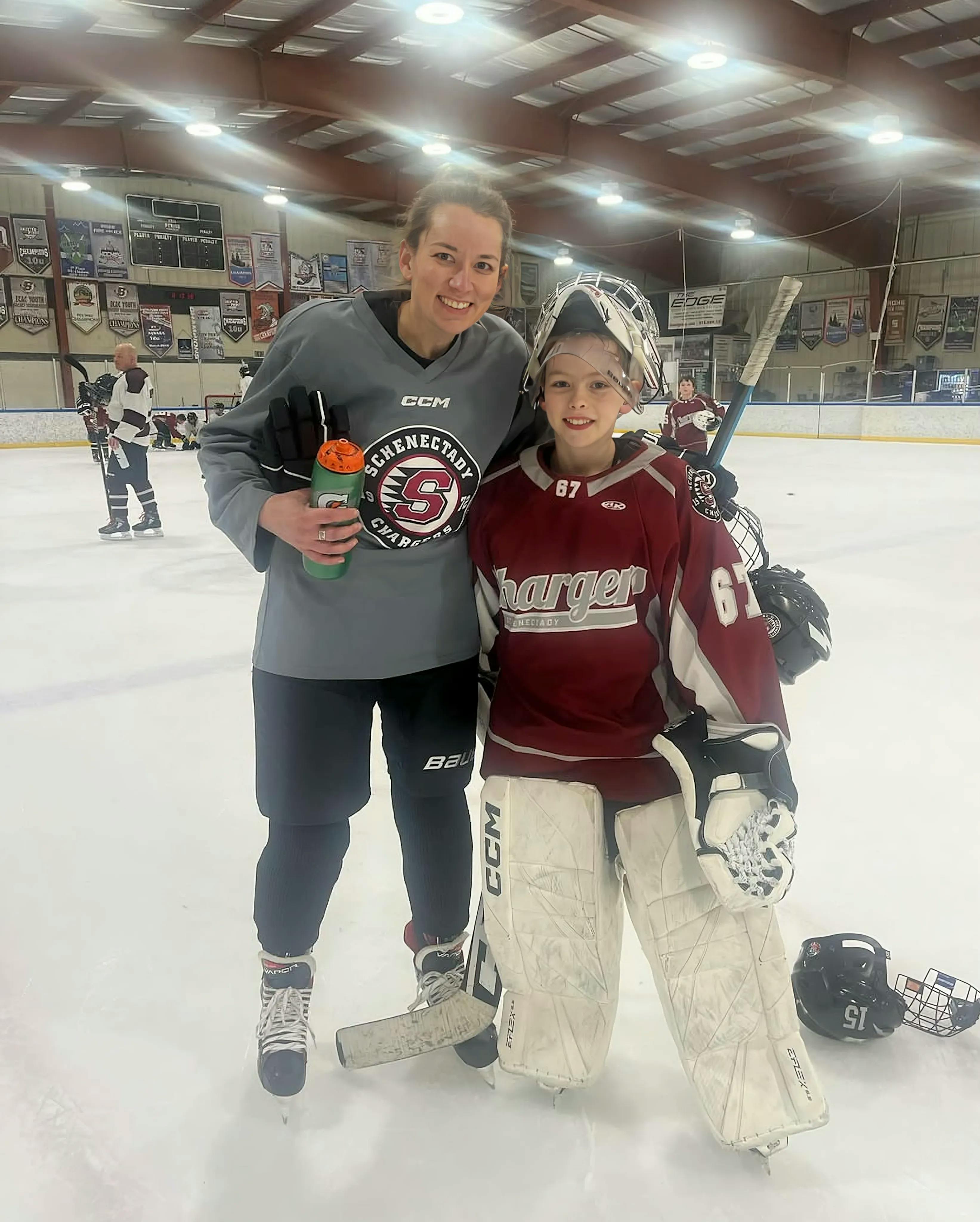 Sarah Rogerson - hockey mom